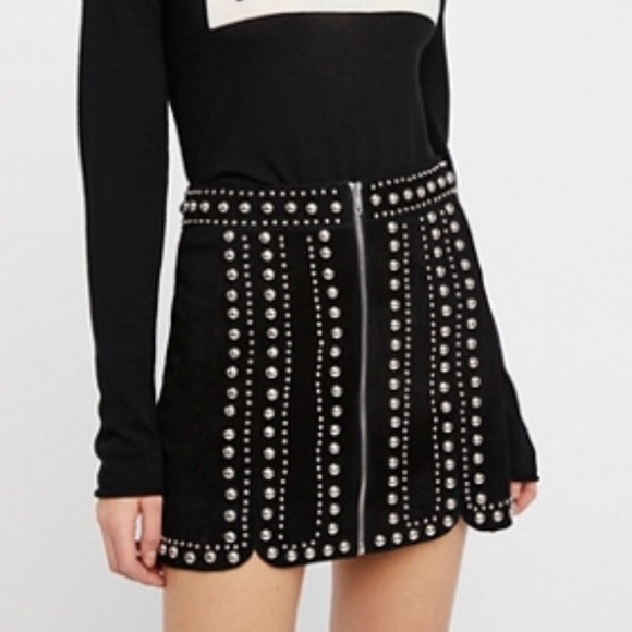 Free People Dresses & Skirts - Free People Stud Mini Skirt